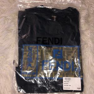 Men’s Navy Blue Fendi shirt